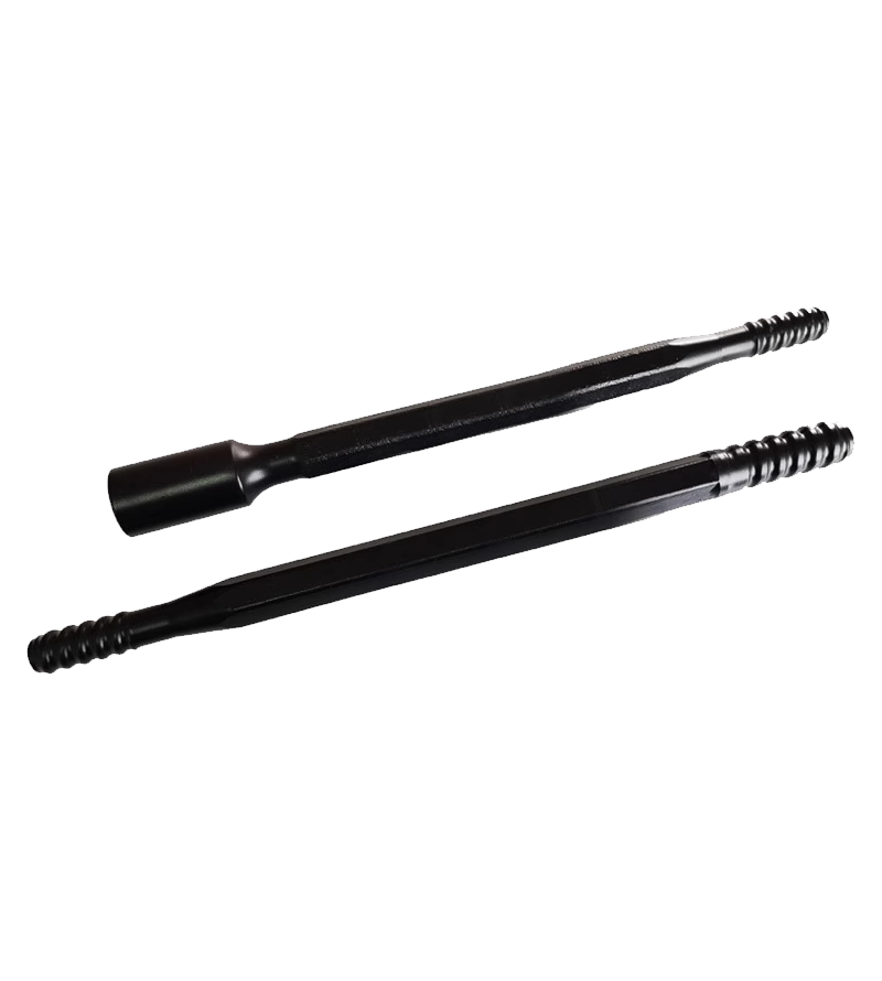 Hydraulic trolley T38T45T51R32 drill pipe Guigang threaded drill pipe drill tail connection sleeve rock drill drill pipe steel drill